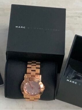Marc Jacobs Watch Amy Dexter Rose Gold Tone Stainless Steel MBM3216 36m